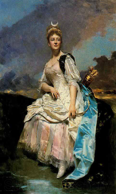 Raimundo de Madrazo y  Garreta MARQUISE D'HERVEY SAINT DENYS